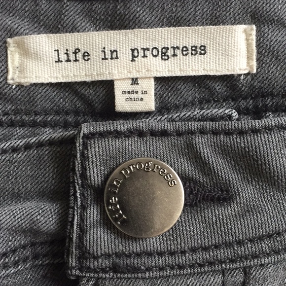 life in progress medium grey comfy jean skirt 🖤 - Picture 2 of 7
